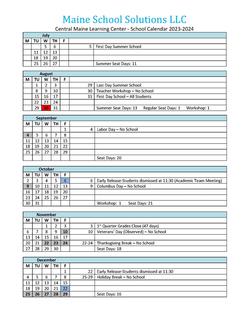 CMLC Calendar July-Dec 23-24.