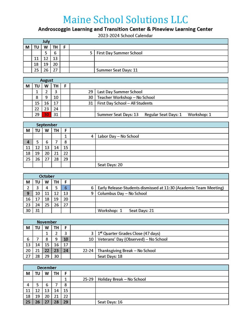 ALTC Calendar June-Dec 23-24.